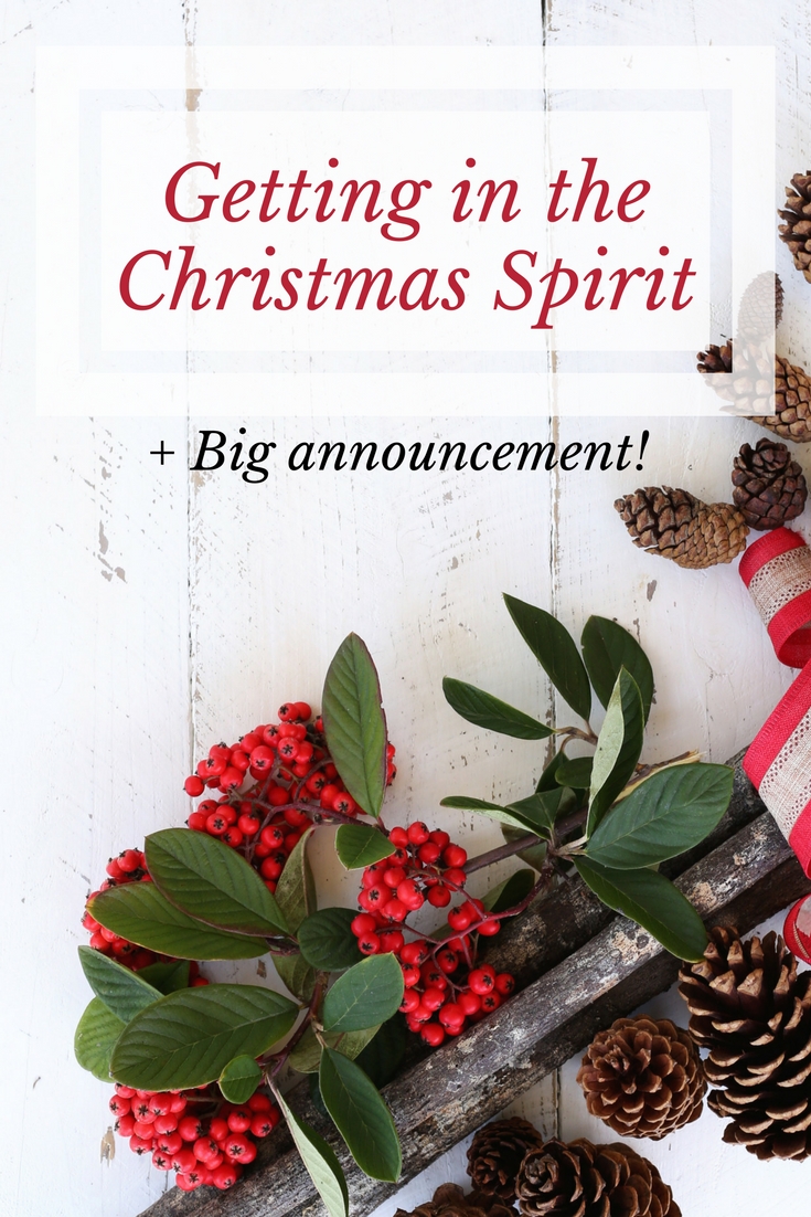 Getting in the Christmas Spirit + Big Announcement! || Blogmas #1